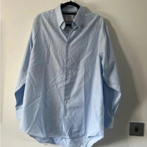 Rainbow Light Blue Men's Casual Button Down Shirt